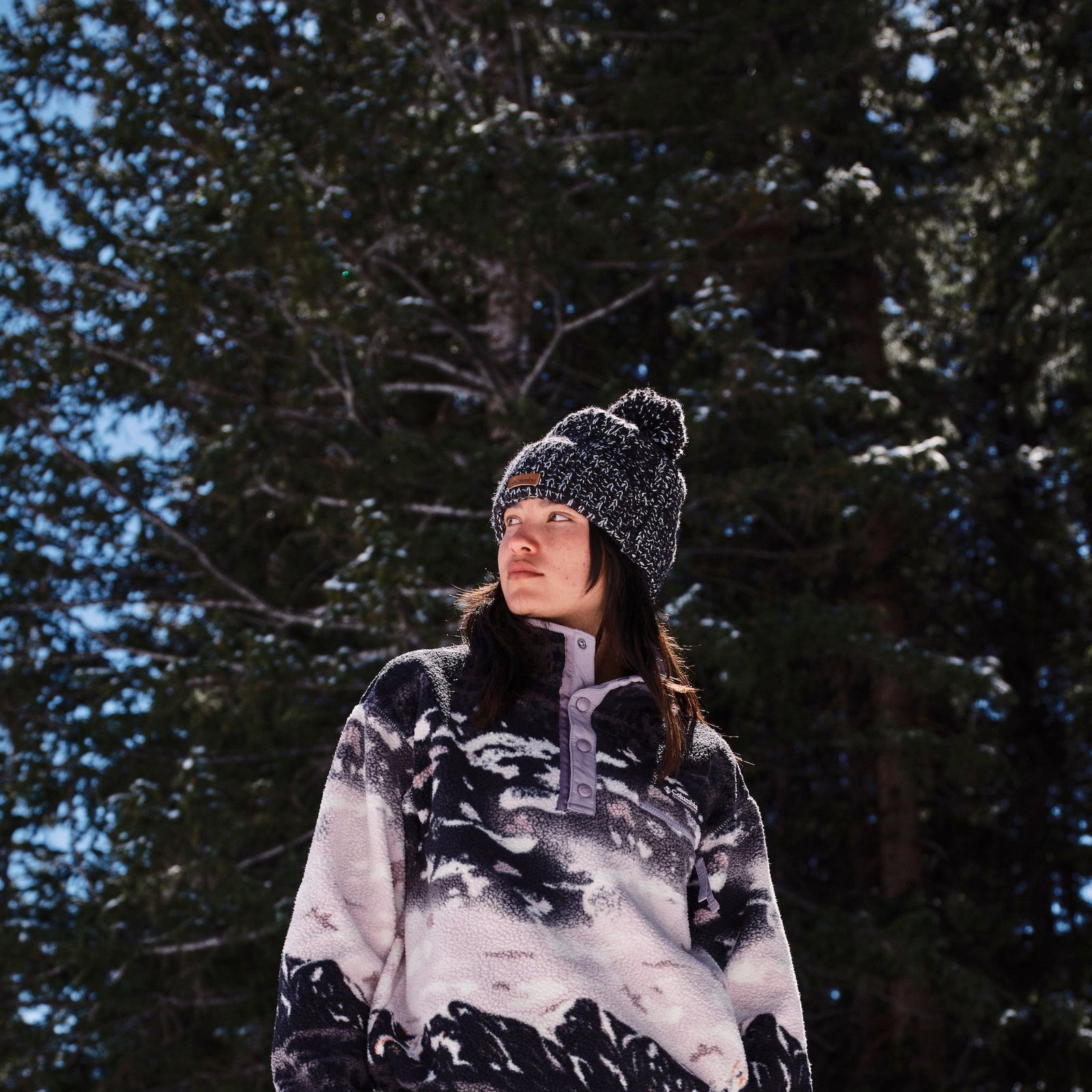 Helvetia™ II Printed Cropped Half Snap | Women's Columbia Women's Hoodies