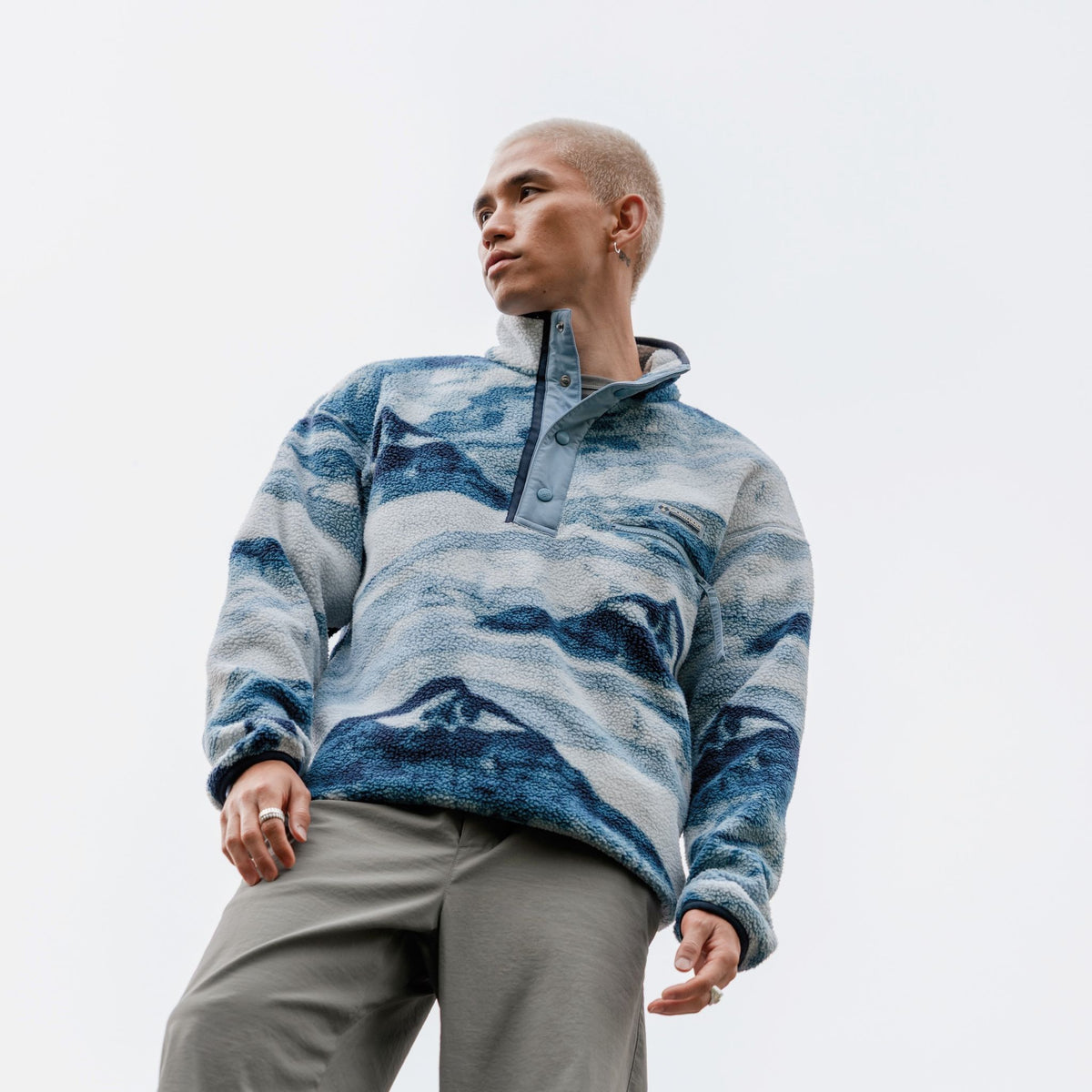 Helvetia™ II Printed Half Snap Fleece | Men's Columbia Men's Hoodies