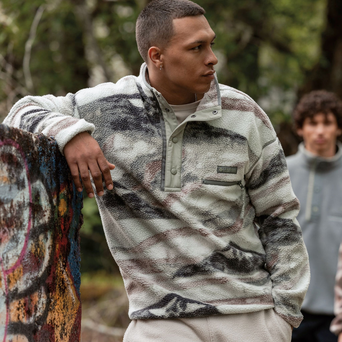 Helvetia™ II Printed Half Snap Fleece | Men's Columbia Men's Hoodies