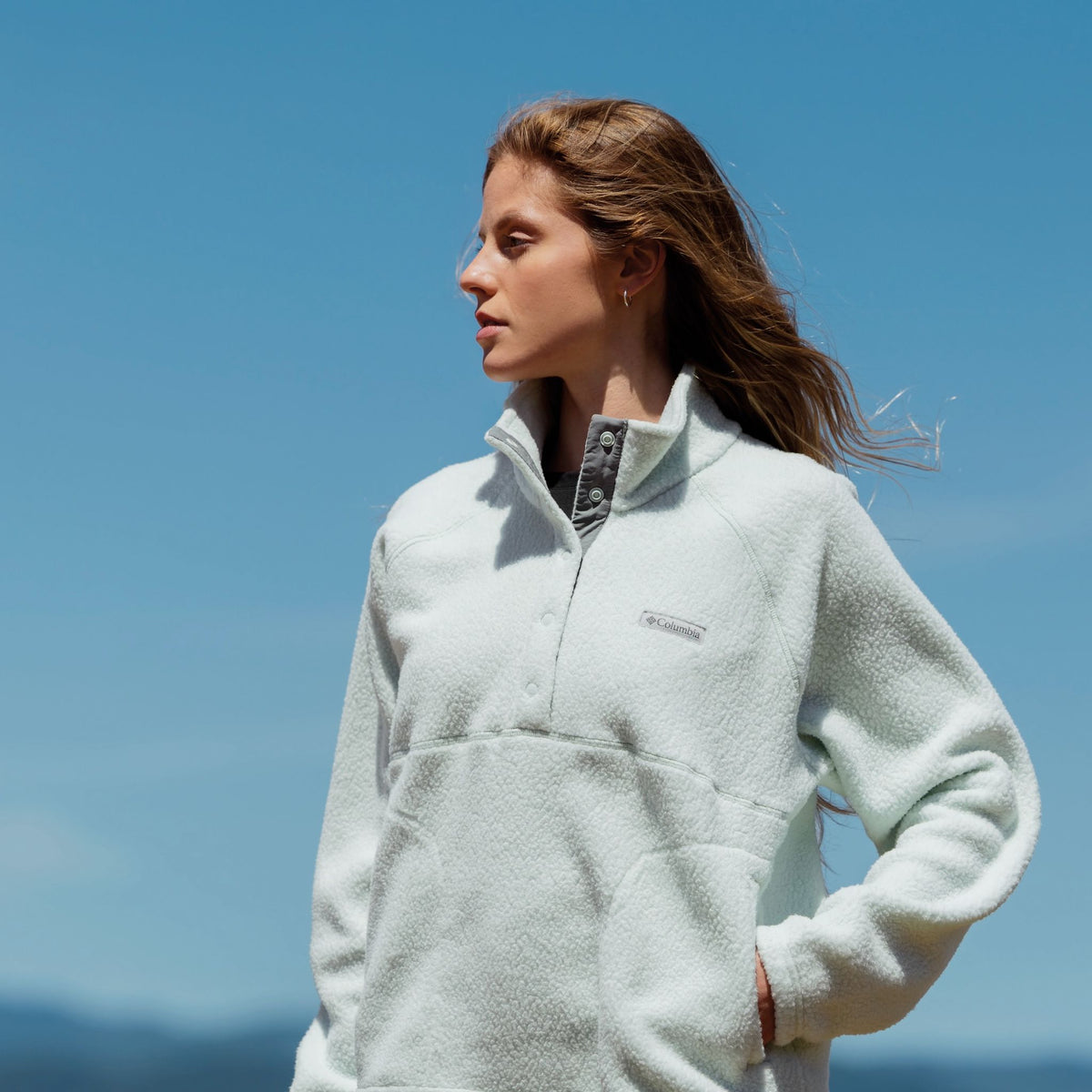 Jasper Ridge™ Pebbled Fleece Half Snap | Women's Columbia Women's Fleece Jackets