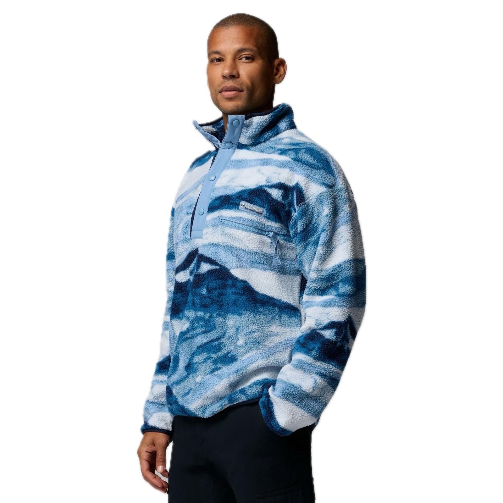 Helvetia™ II Printed Half Snap Fleece | Men's