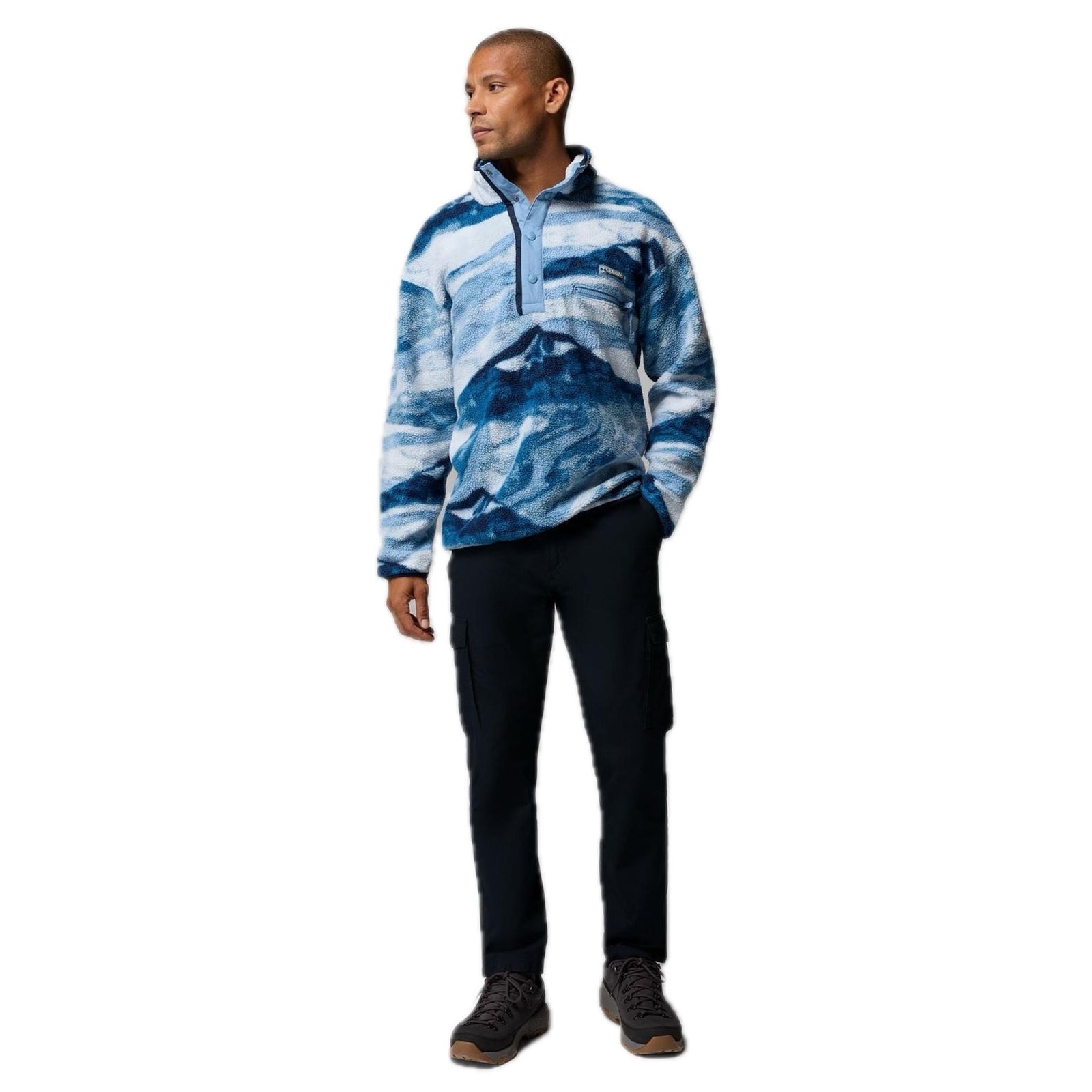 Helvetia™ II Printed Half Snap Fleece | Men's