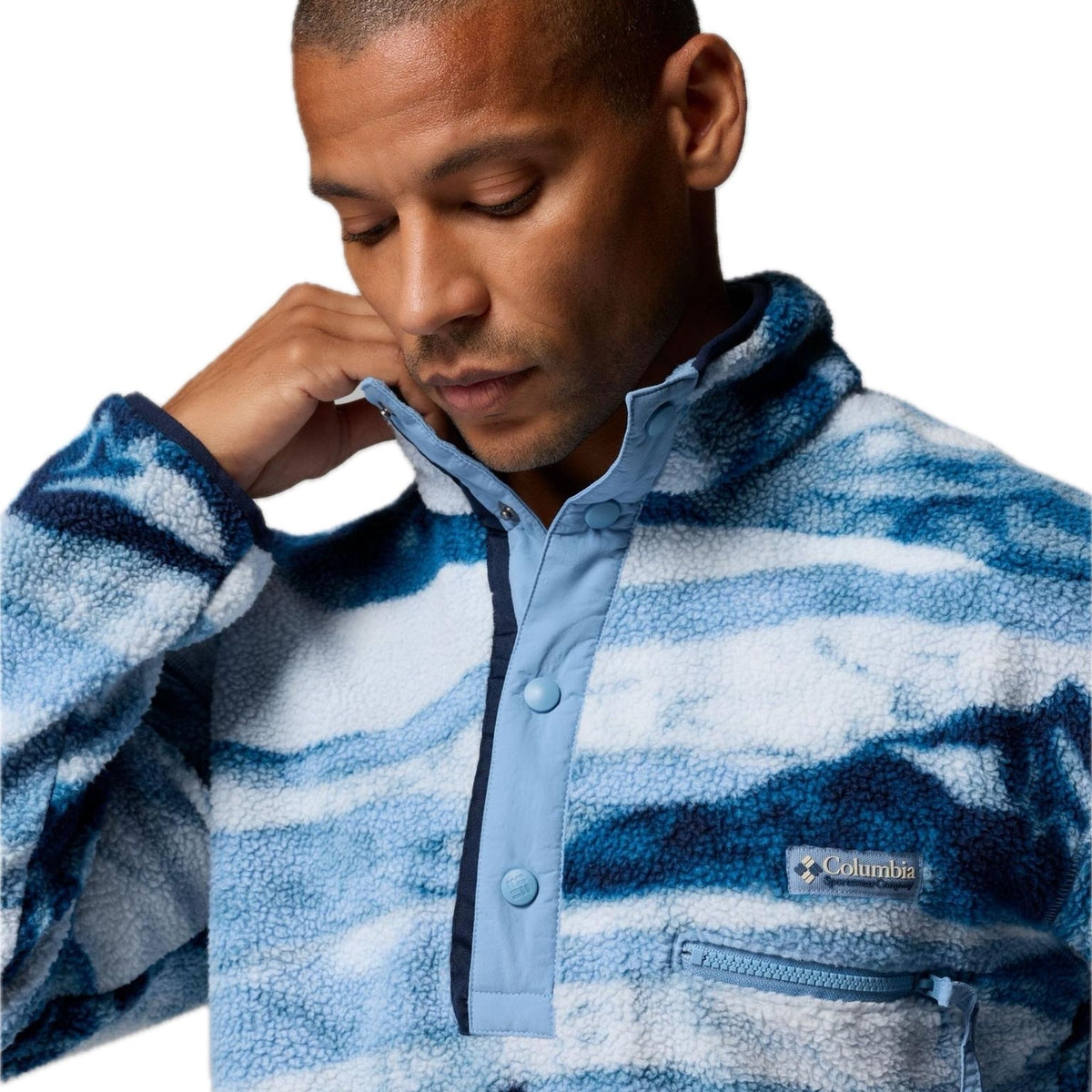 Helvetia™ II Printed Half Snap Fleece | Men's