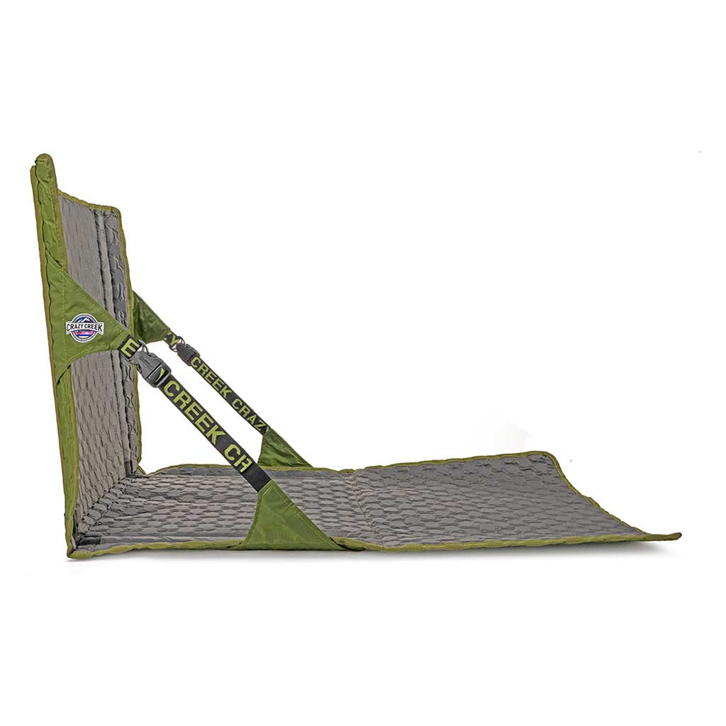 Hex 2.0 PowerLounger Crazy Creek 1049-134 Chairs One Size / Olive/Slate Grey