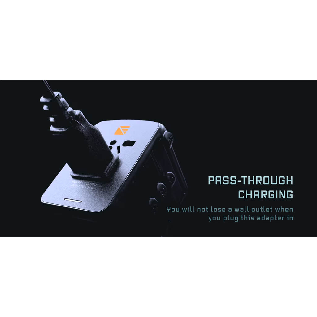 PD-Enabled 35W Int'l AC Adapter Dark Energy PD35WIAC Power Adapters One Size / Black