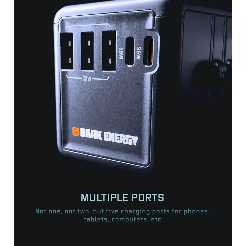 PD-Enabled 35W Int'l AC Adapter Dark Energy PD35WIAC Power Adapters One Size / Black