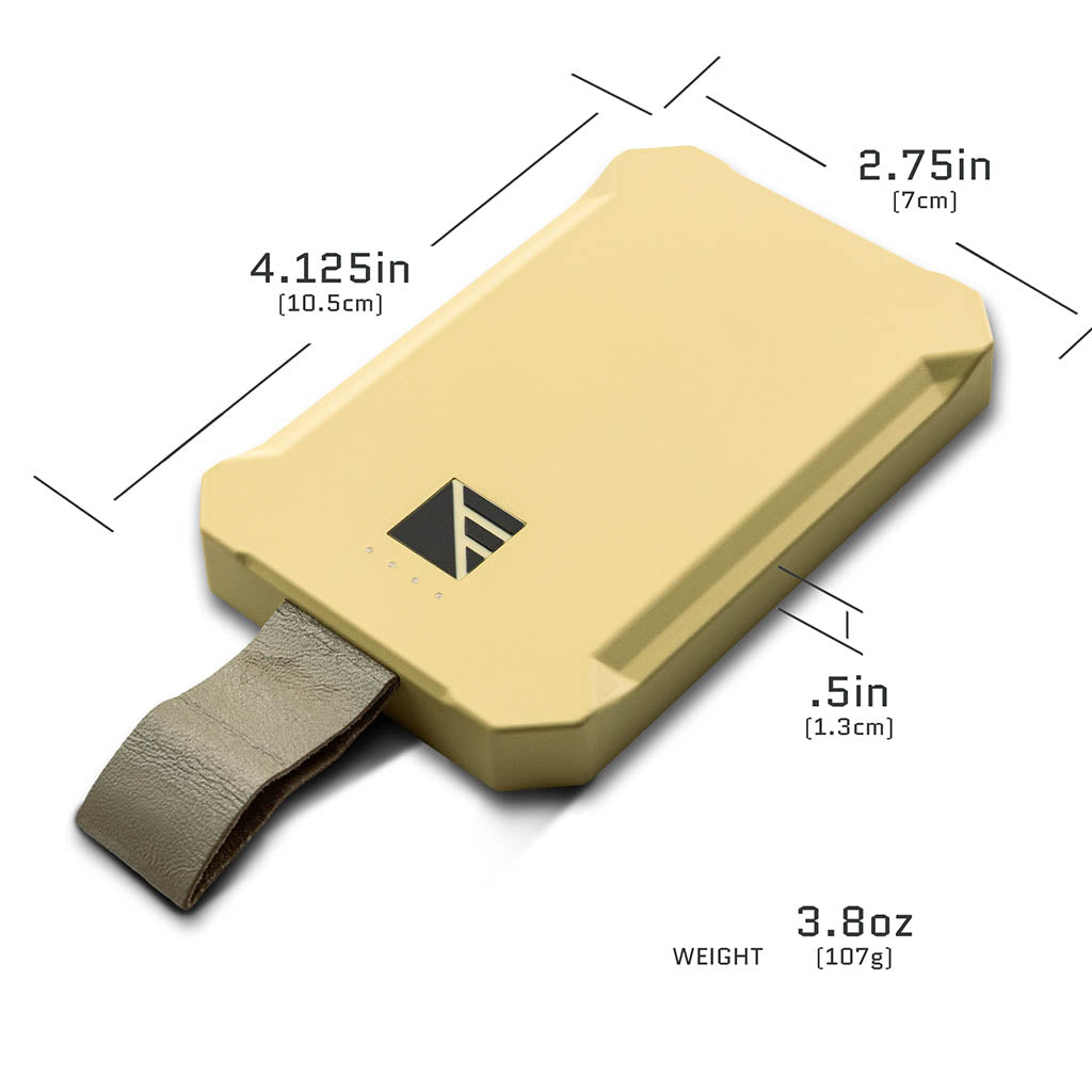 Poseidon Nano Wireless Charger Dark Energy PN30TNBR Power Banks One Size / Desert Tan