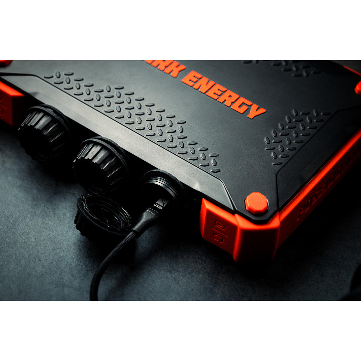 Poseidon XL Indestructible Charger Dark Energy PXL100BKHV Power Banks One Size / Black/Orange