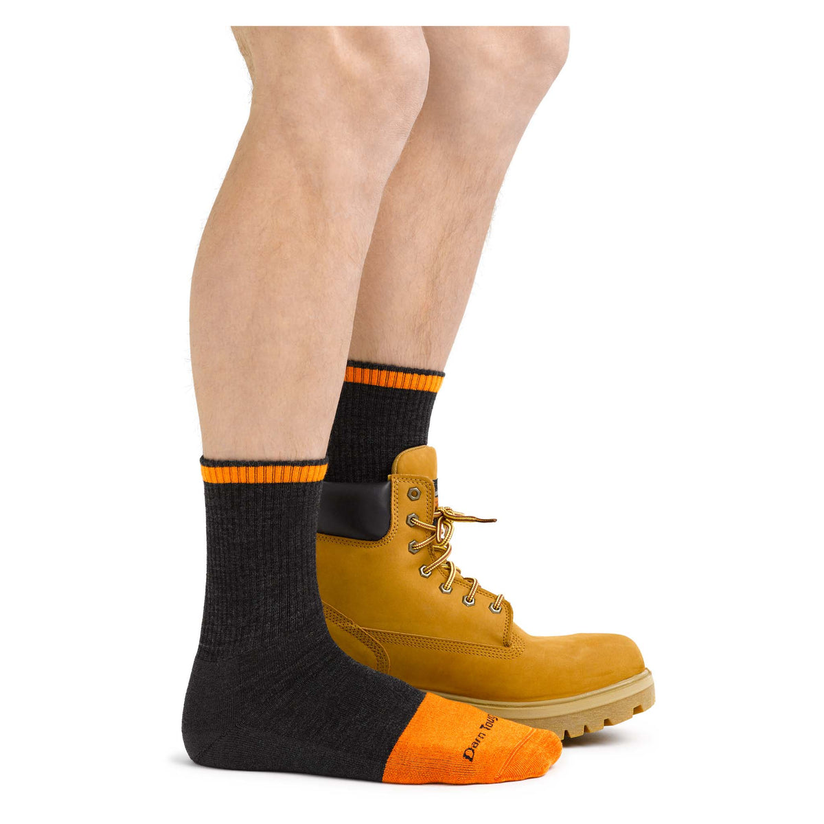 Steely Micro Crew Midweight | Full Cushion Toe Box | Men's Darn Tough Men's Socks