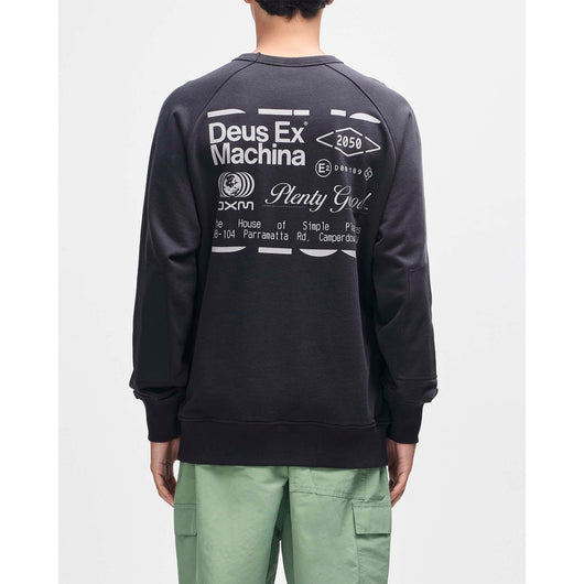 Deus Ex Machina | Plenty Good Crew | Loose Fit Sweater | Black