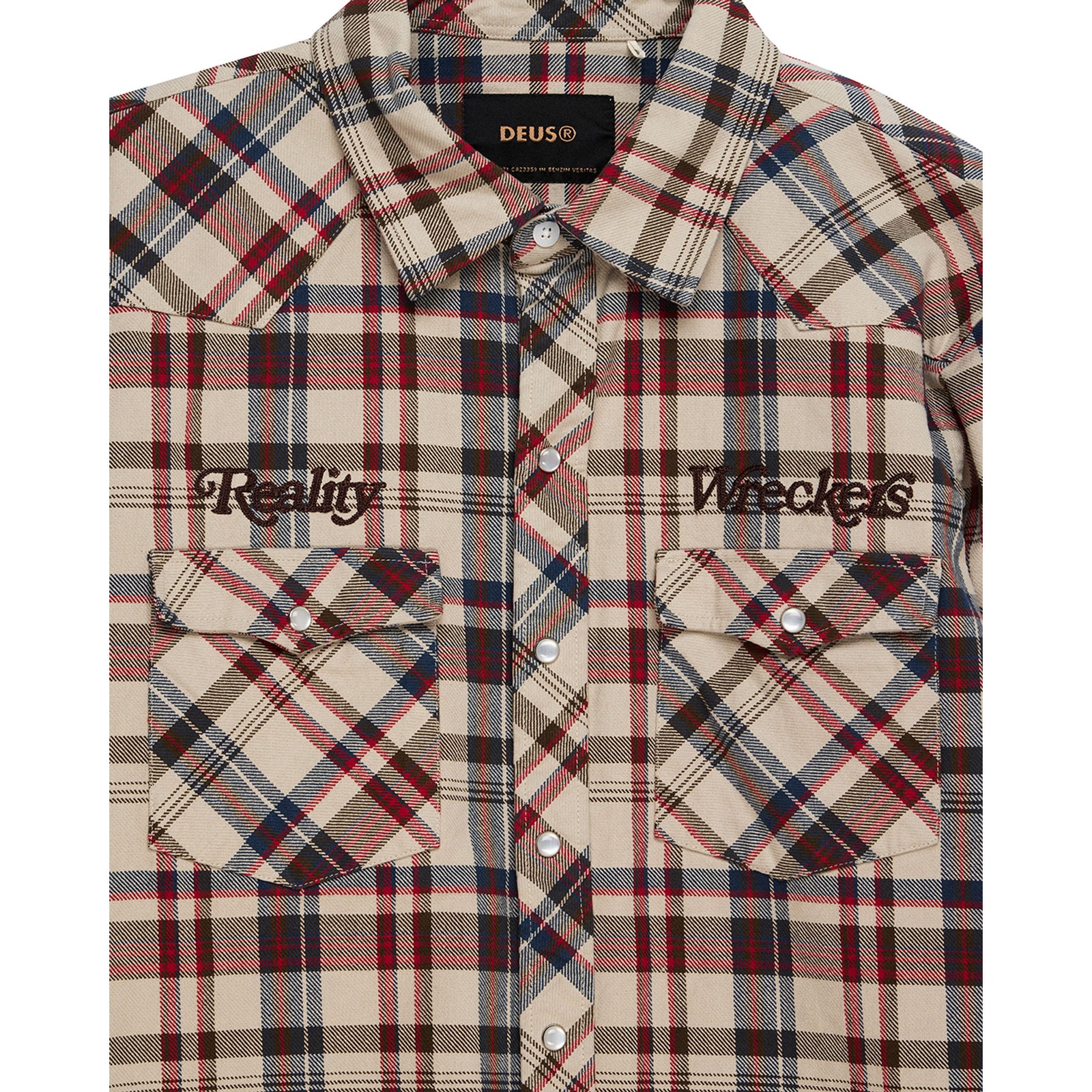 Reality Wreckers Check Shirt | Men's Deus Ex Machina Men's Shirts