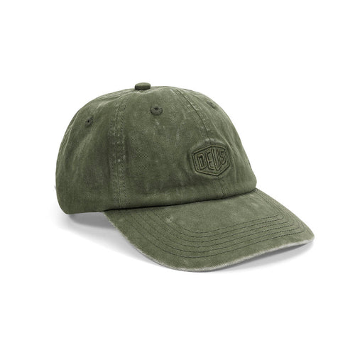 Shield Garment Dyed Dad Cap Deus Ex Machina DMF257382-CYP-OS Caps & Hats One Size / Cypress Green