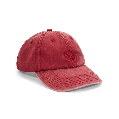 Shield Garment Dyed Dad Cap Deus Ex Machina DMF257382-LVF-OS Caps & Hats One Size / Lava Falls Red