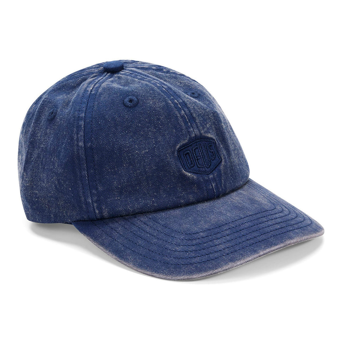 Shield Garment Dyed Dad Cap Deus Ex Machina D261MHA191060800 Caps &amp; Hats One Size / Mechanic Blue