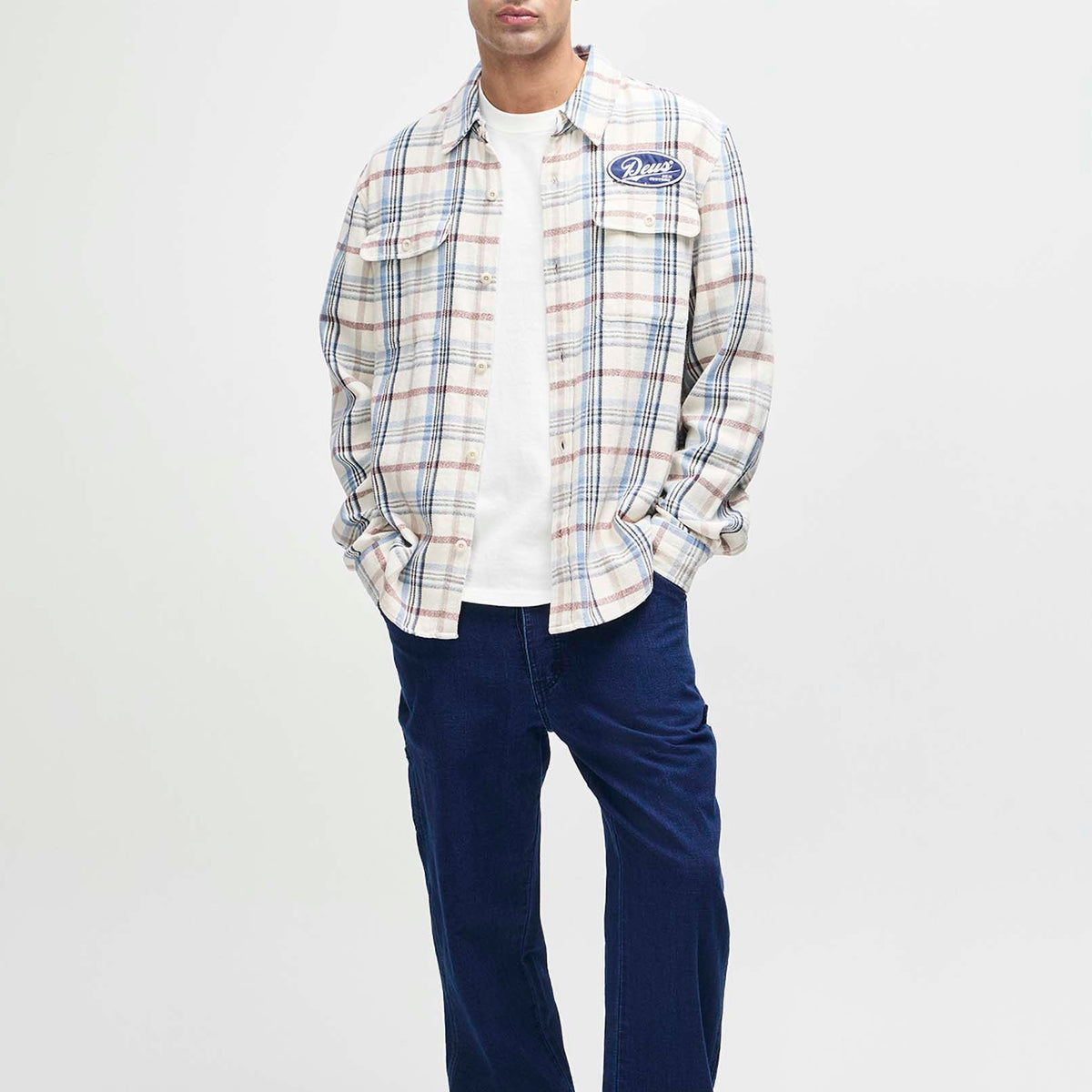 Vacay Check Shirt Deus Ex Machina Men's Shirts