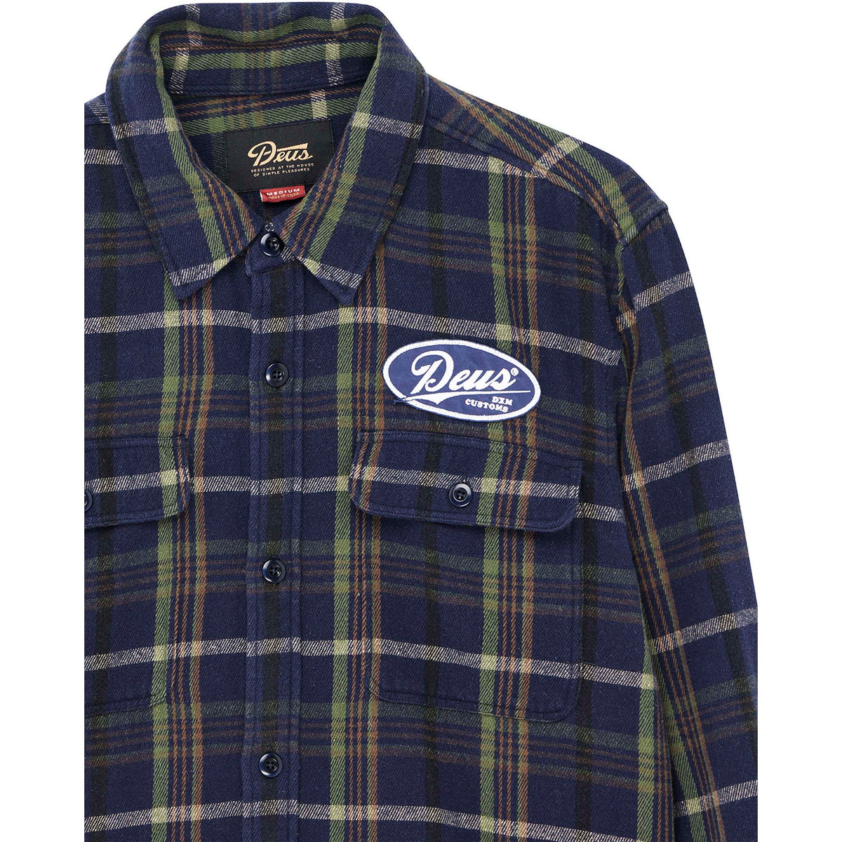 Vacay Check Shirt Deus Ex Machina Men's Shirts