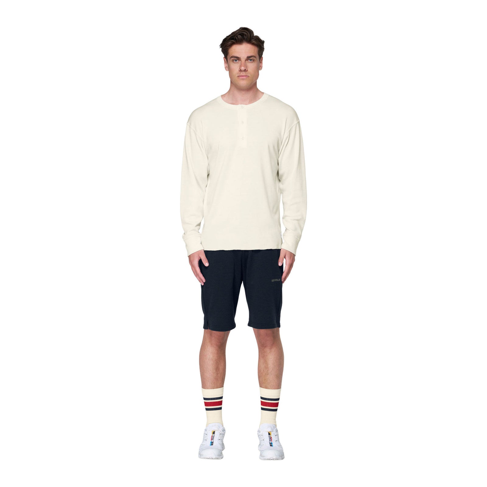 Archive Henley LS Devold Unisex Long Sleeve Tees