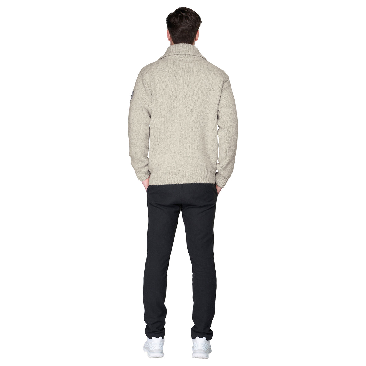 Nansen Wool Zip Neck Devold Unisex Knitted Jumpers
