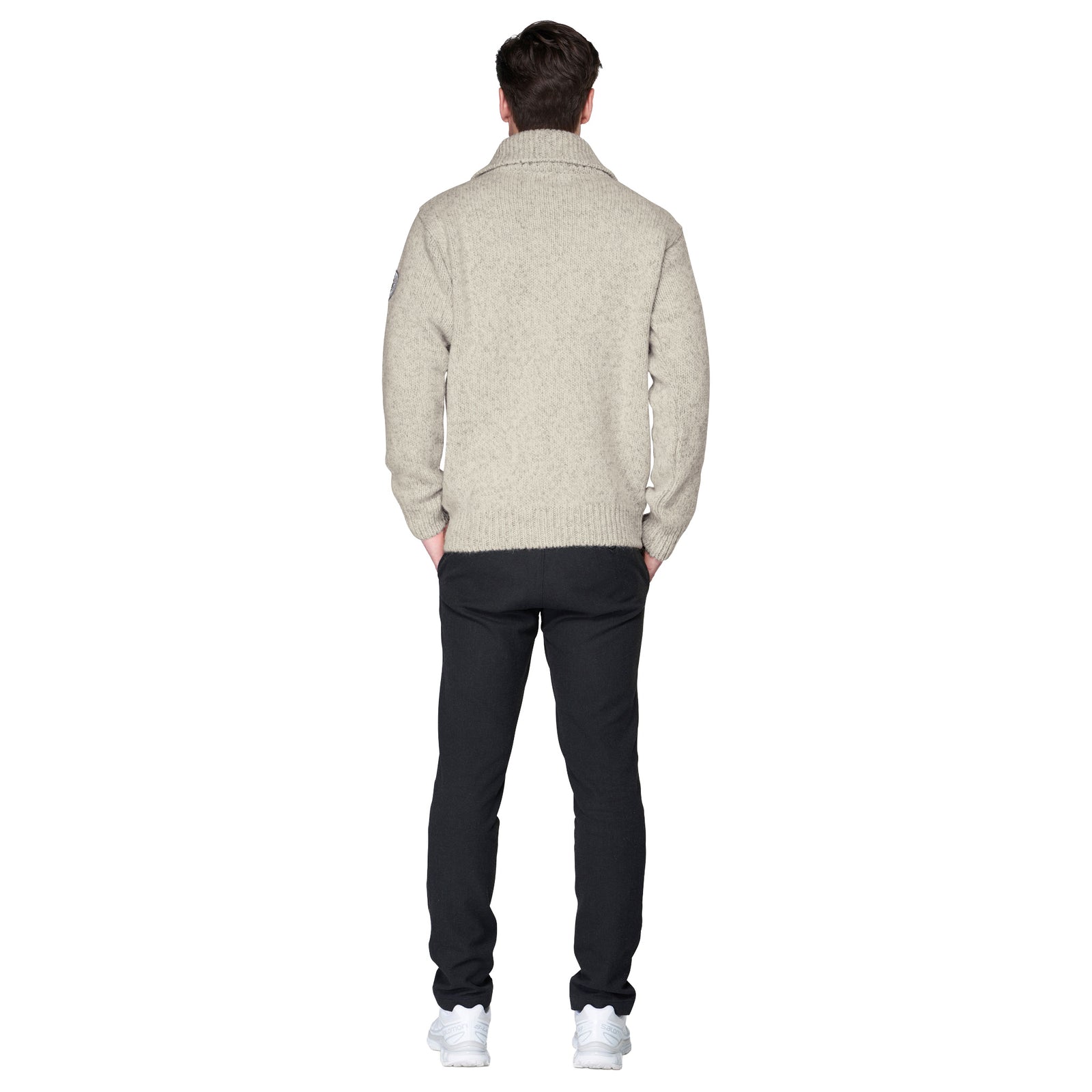 Nansen Wool Zip Neck Devold Unisex Knitted Jumpers