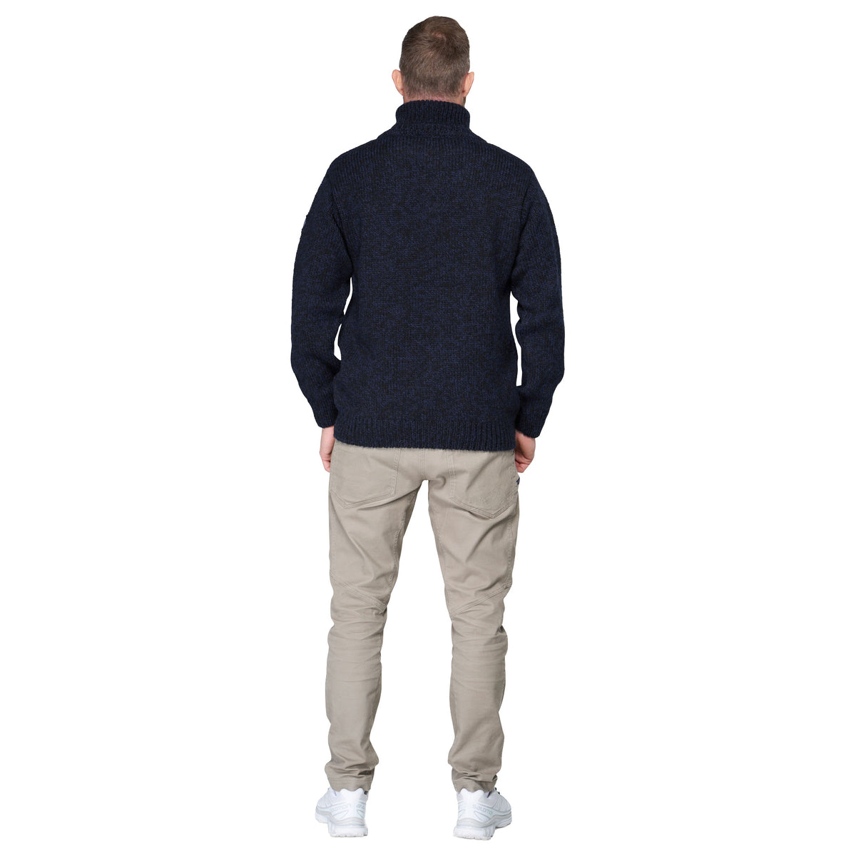 Nansen Wool Zip Neck Devold Unisex Knitted Jumpers