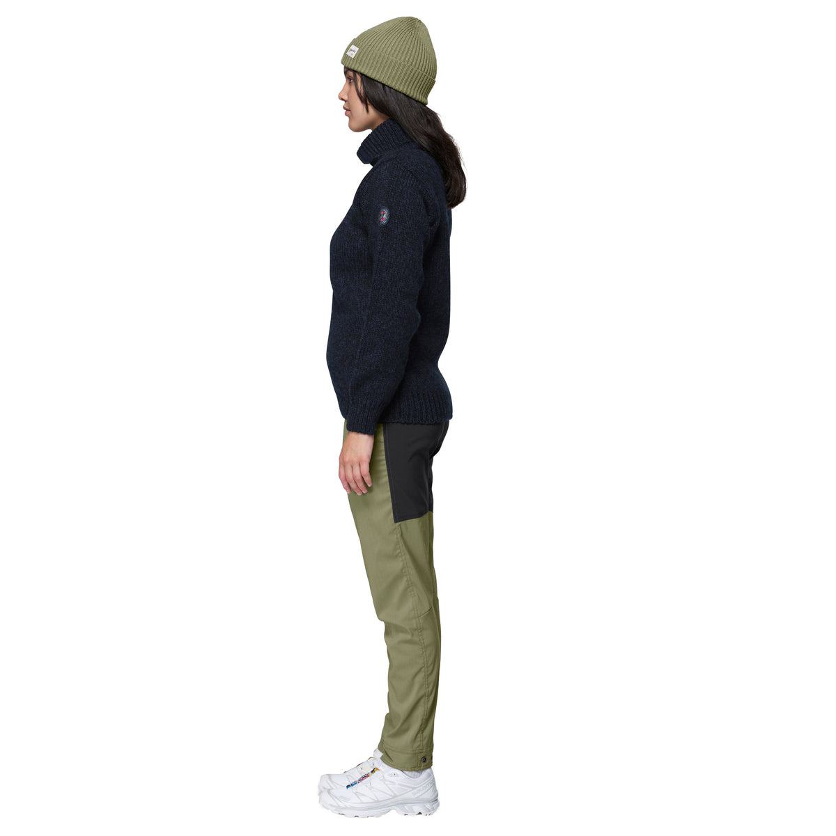 Nansen Wool Zip Neck Devold Unisex Knitted Jumpers