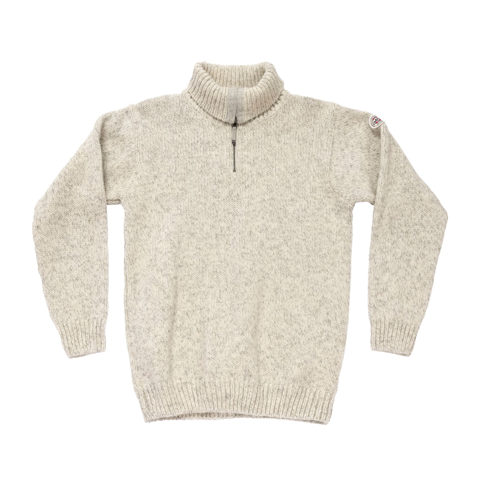 Nansen Wool Zip Neck Devold Unisex Knitted Jumpers