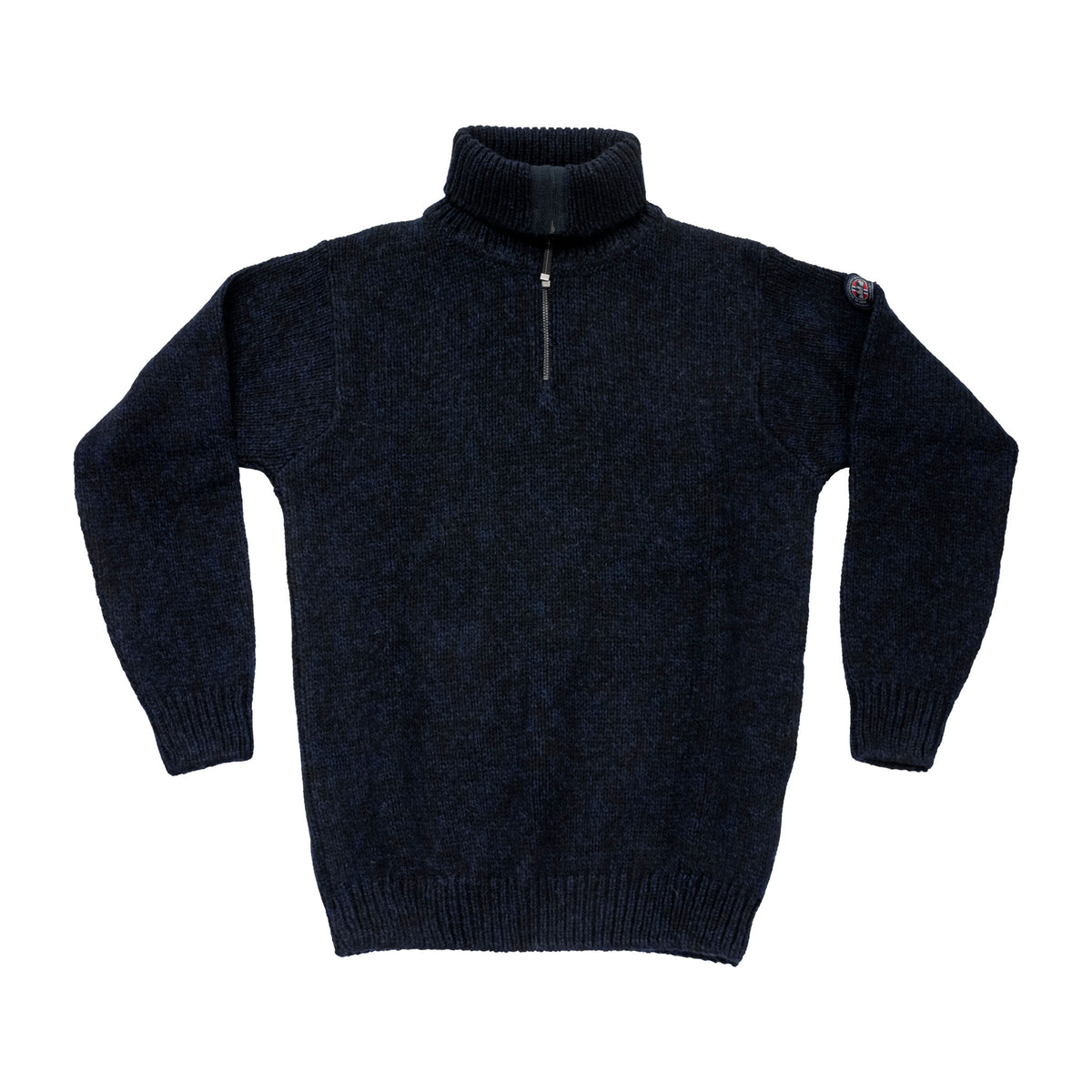 Nansen Wool Zip Neck Devold Unisex Knitted Jumpers