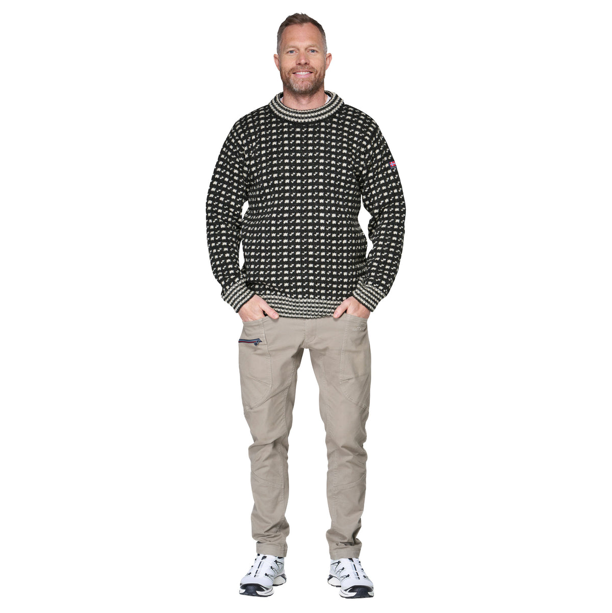 Original Islender Wool Sweater Devold Unisex Knitted Jumpers