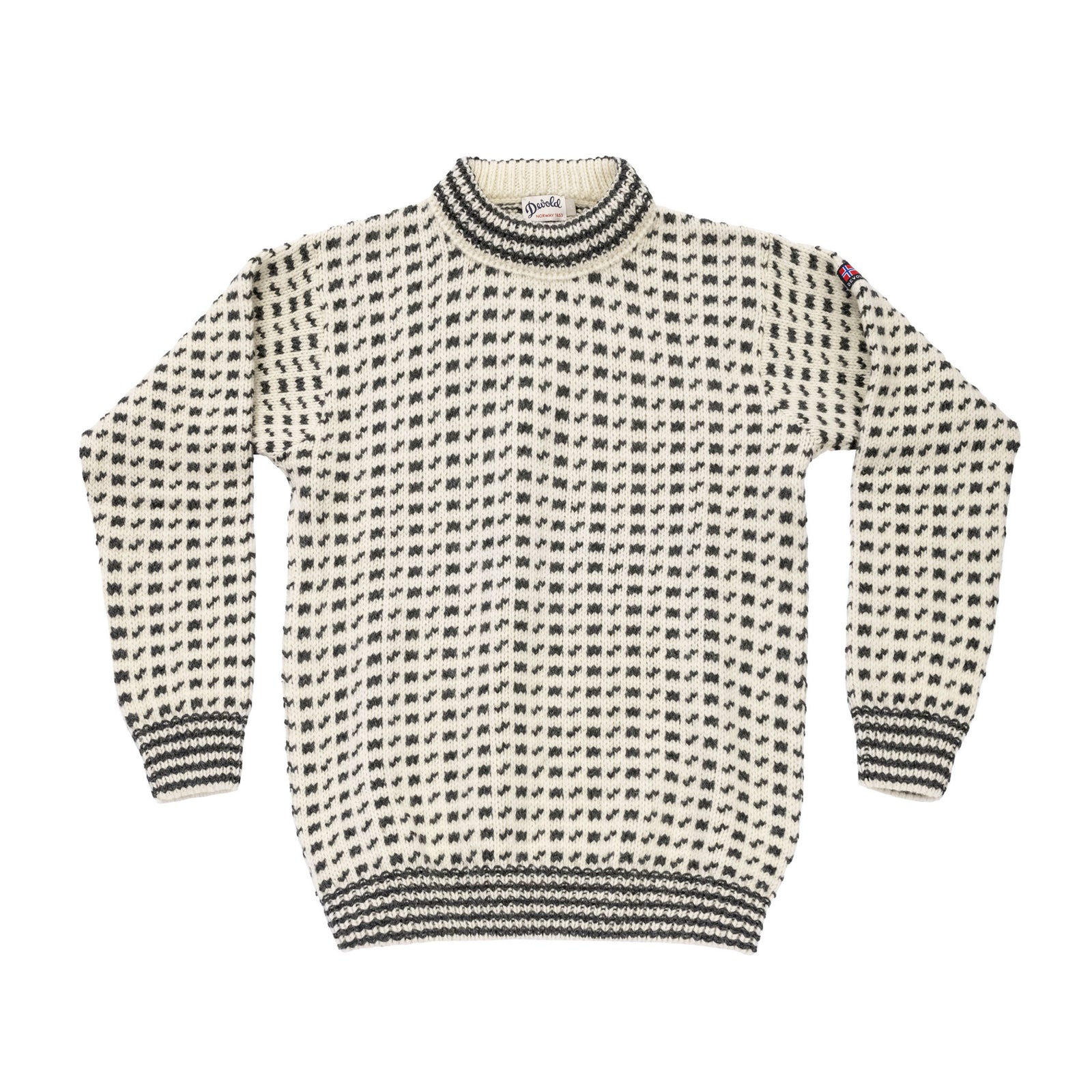Original Islender Wool Sweater Devold Unisex Knitted Jumpers
