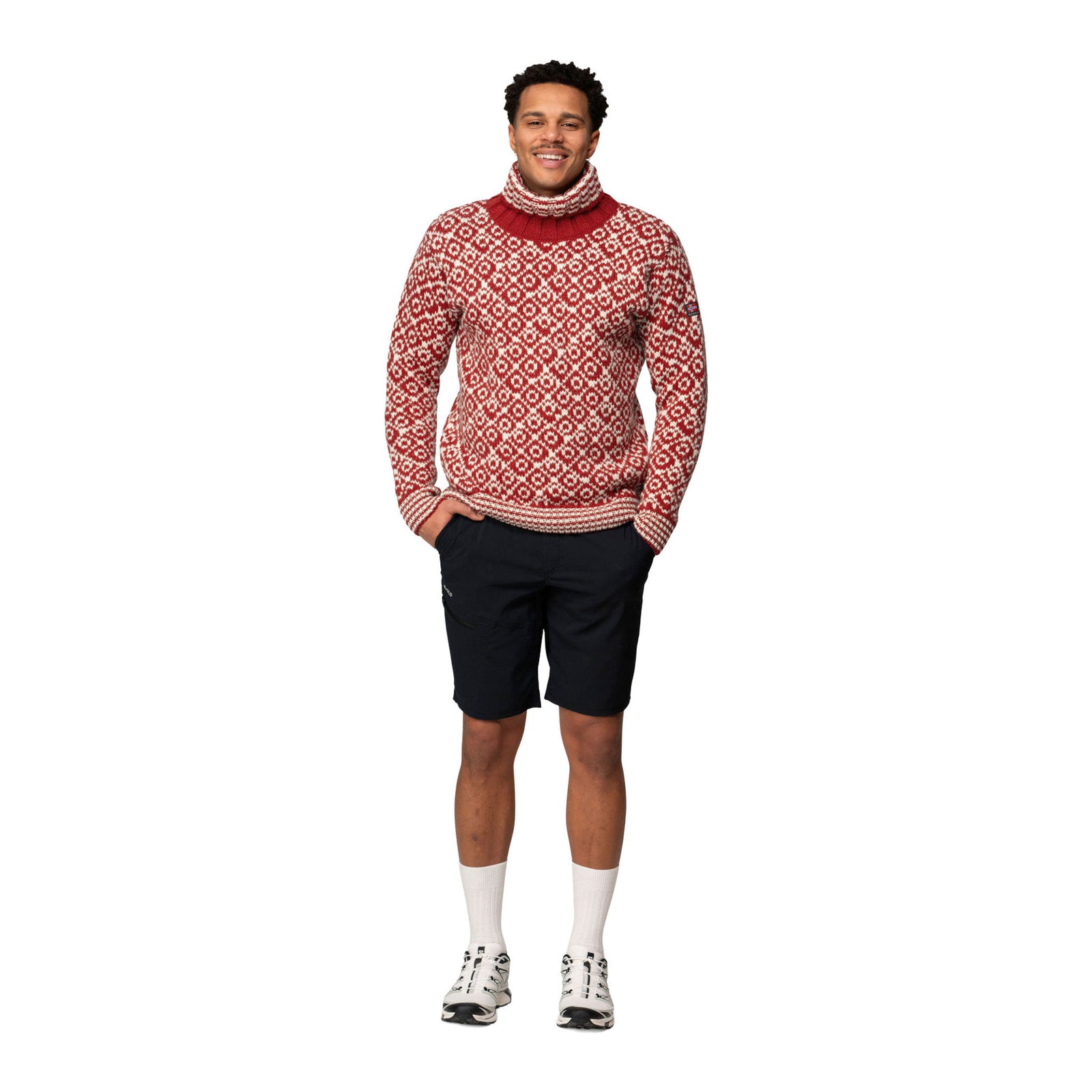 Svalbard Wool High Neck Devold Unisex Knitted Jumpers