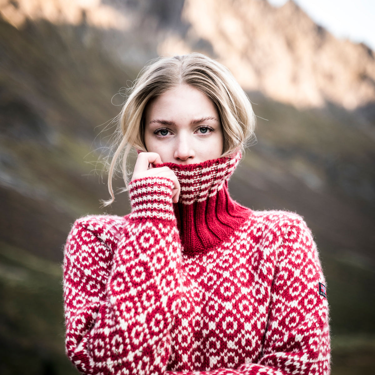 Svalbard Wool High Neck Devold Unisex Knitted Jumpers