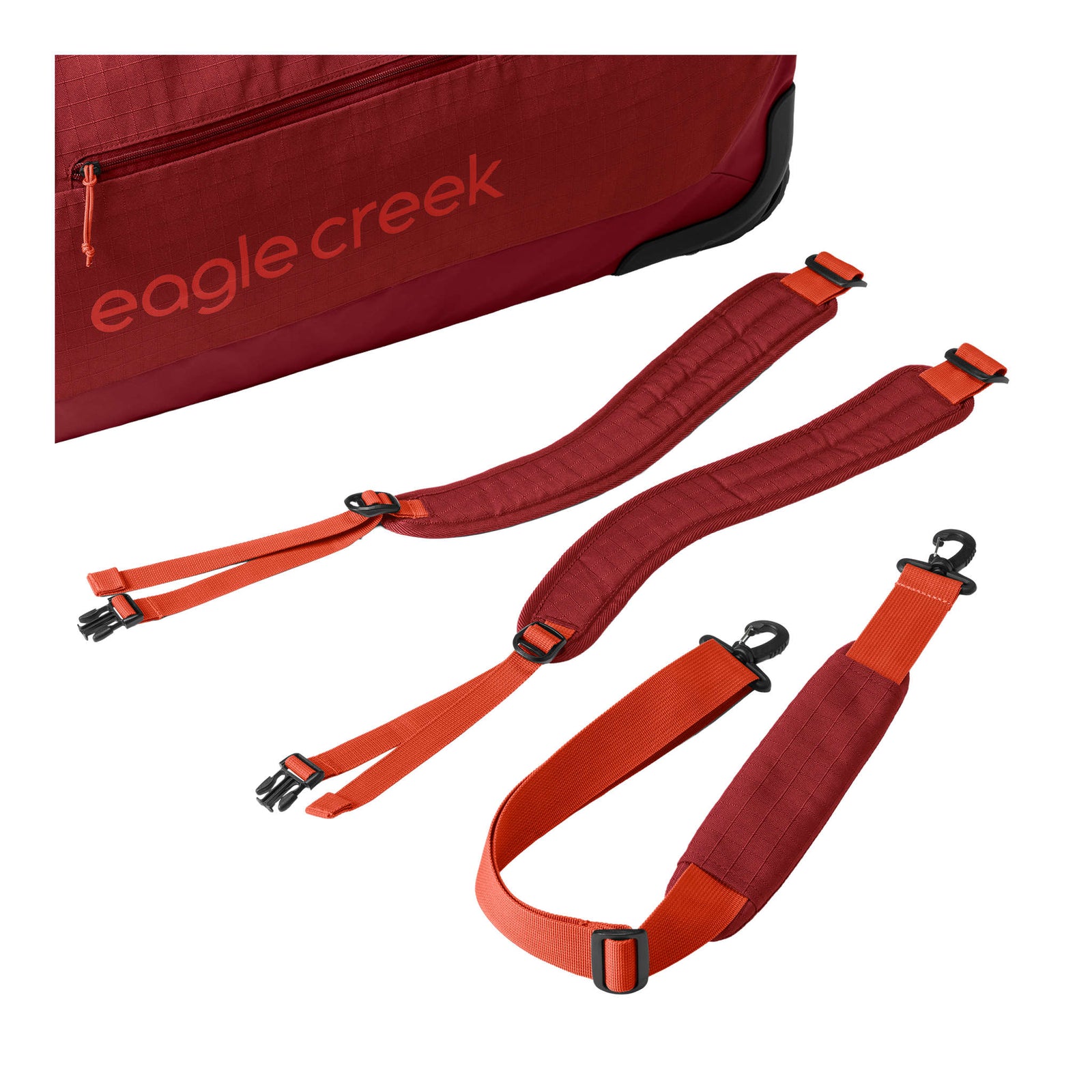 No Matter What Rolling Duffle 120L Eagle Creek EC020609614 Wheeled Duffle Bags 120L / Cranberry Red