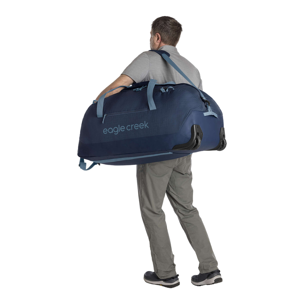 No Matter What Rolling Duffle 120L Eagle Creek EC020609423 Wheeled Duffle Bags 120L / Pilot Blue