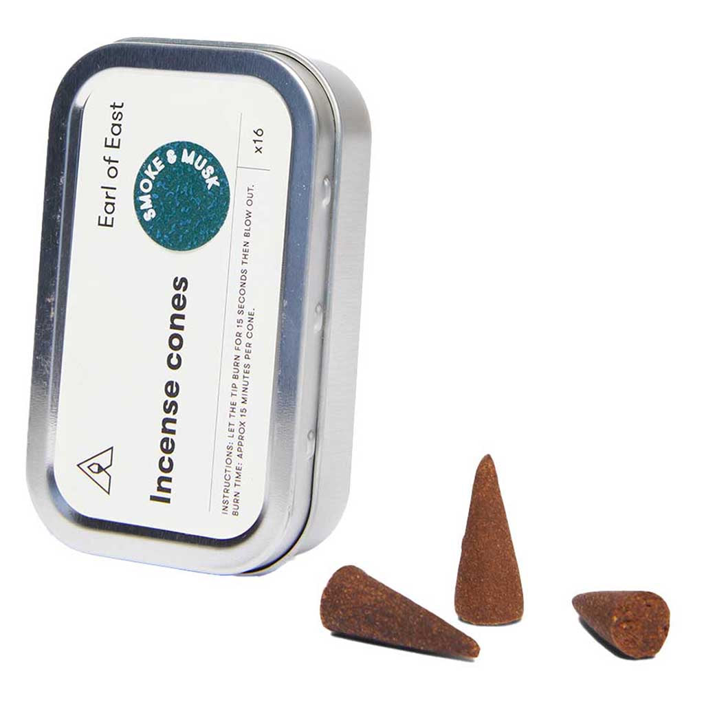 Incense Cones Earl of East EOE/IC/SM Incense 16 Pieces / Smoke & Musk