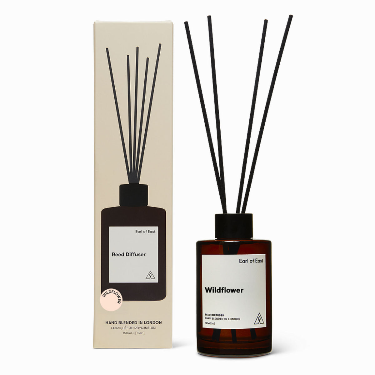 Reed Diffuser 150ml Earl of East EOE-RD-WF Reed Diffusers One Size / Wildflower