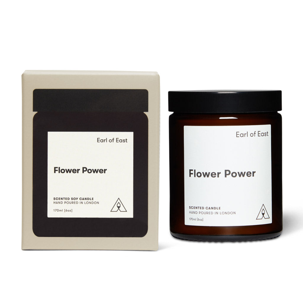 Soy Wax Candle Earl of East EOE/M/FP Candles 170ml / Flower Power