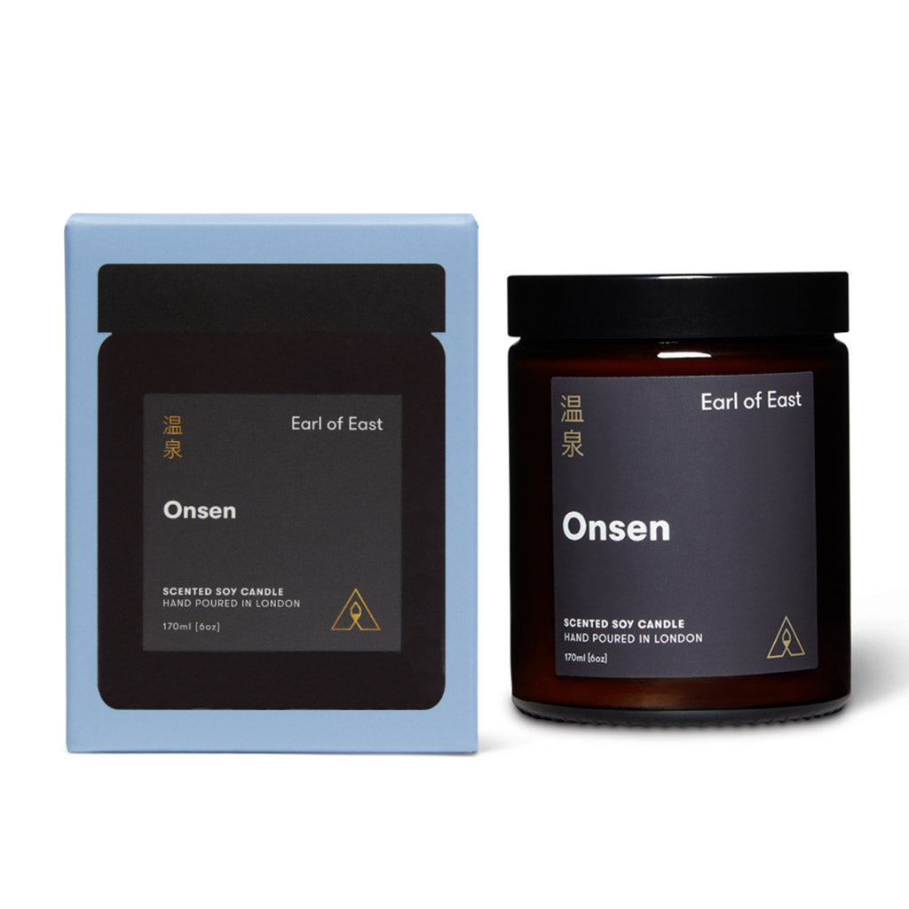 Soy Wax Candle Earl of East EOE/M/ON Candles 170ml / Onsen