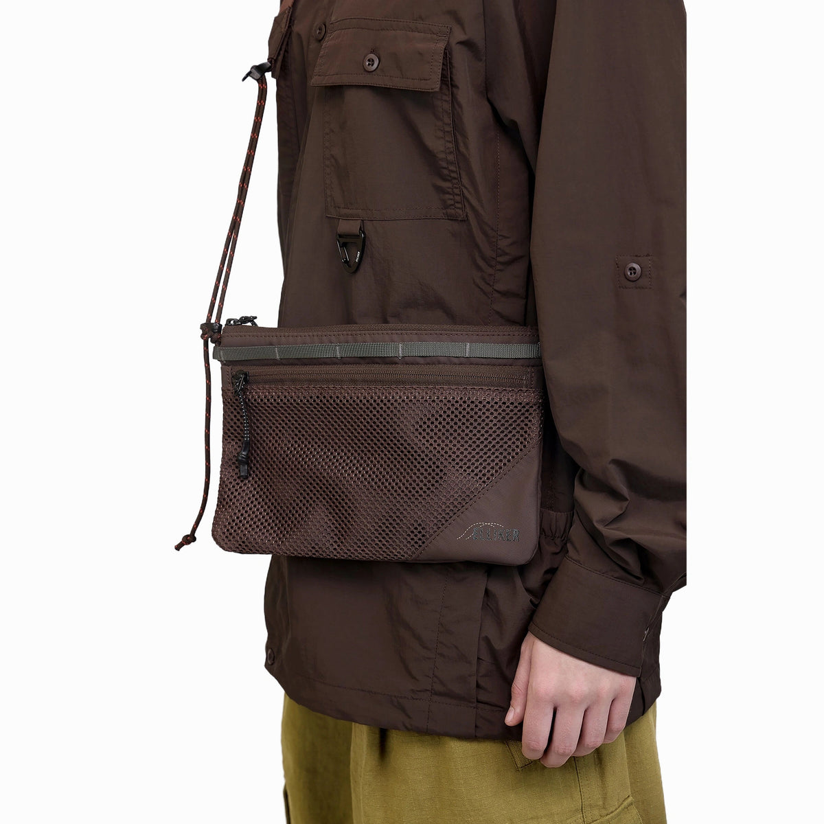 Caley Sacoche Bag Elliker 34055-DARKBROWN Crossbody Bags 1L / Dark Brown