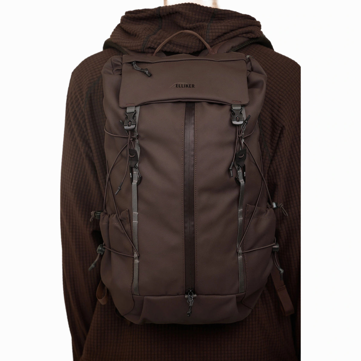 Cautley Backpack Elliker 34053-DARKBROWN Backpacks 23L / Dark Brown