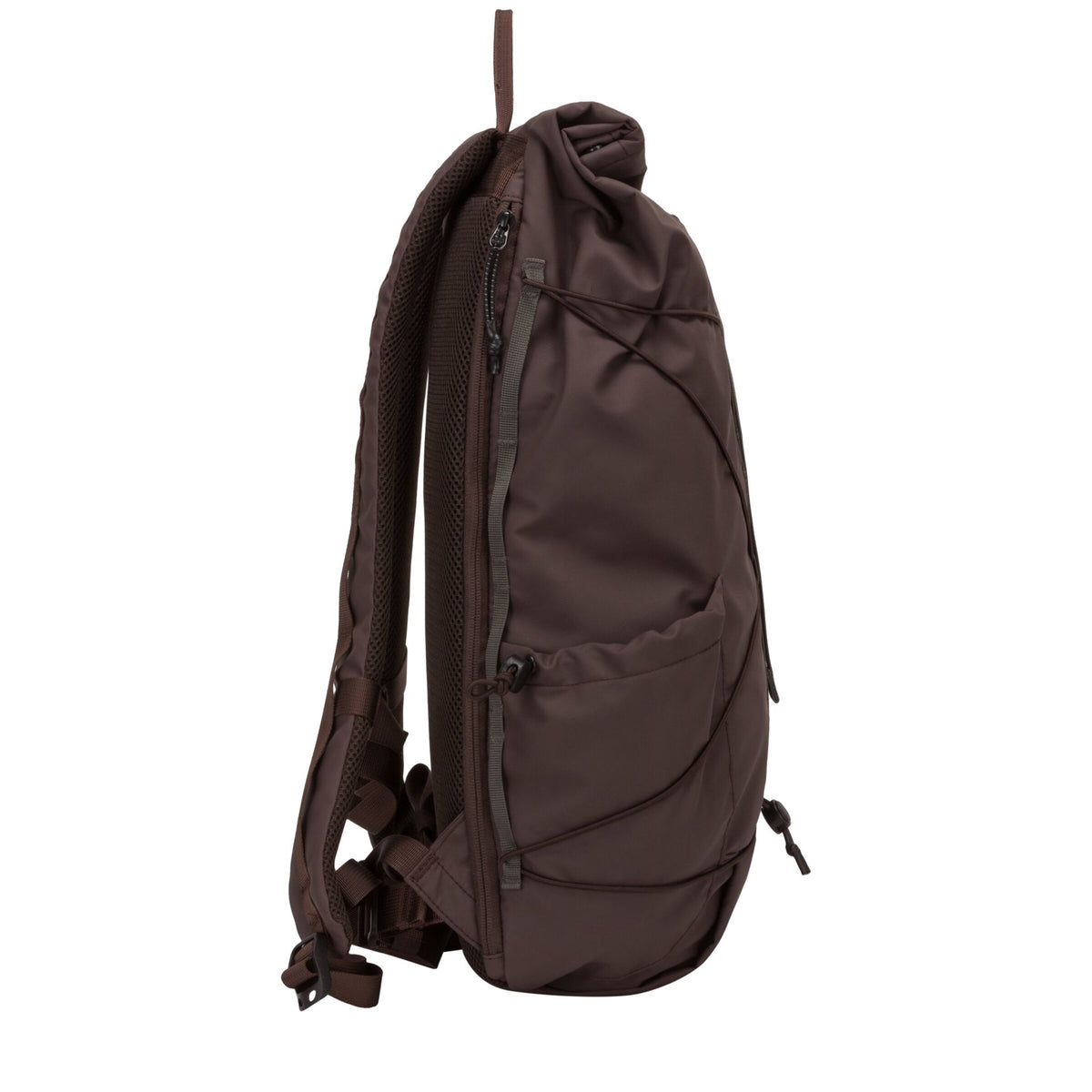 Dayle Roll Top Backpack Elliker 34001-DARKBROWN Backpacks 21L / Dark Brown