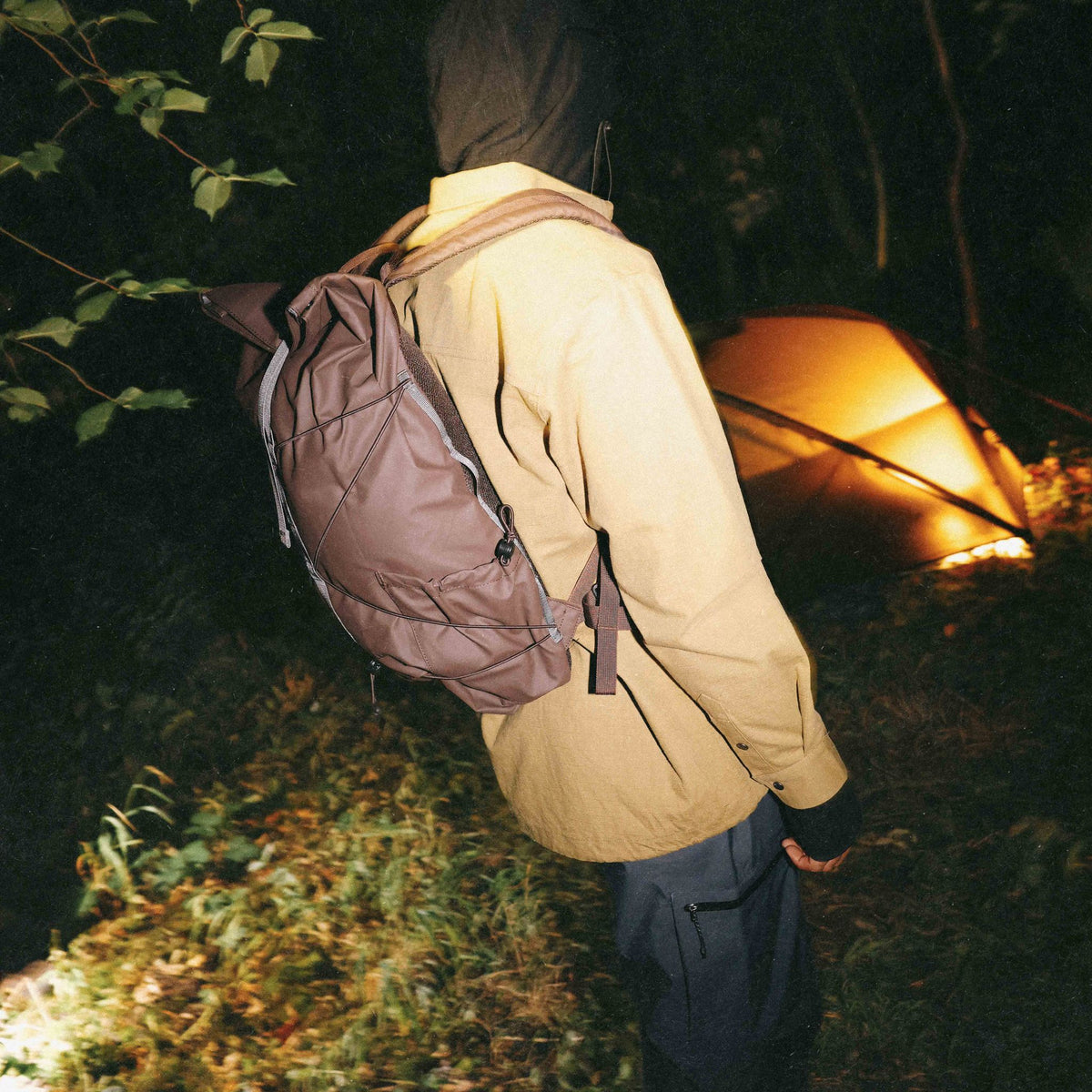Dayle Roll Top Backpack Elliker 34001-DARKBROWN Backpacks 21L / Dark Brown