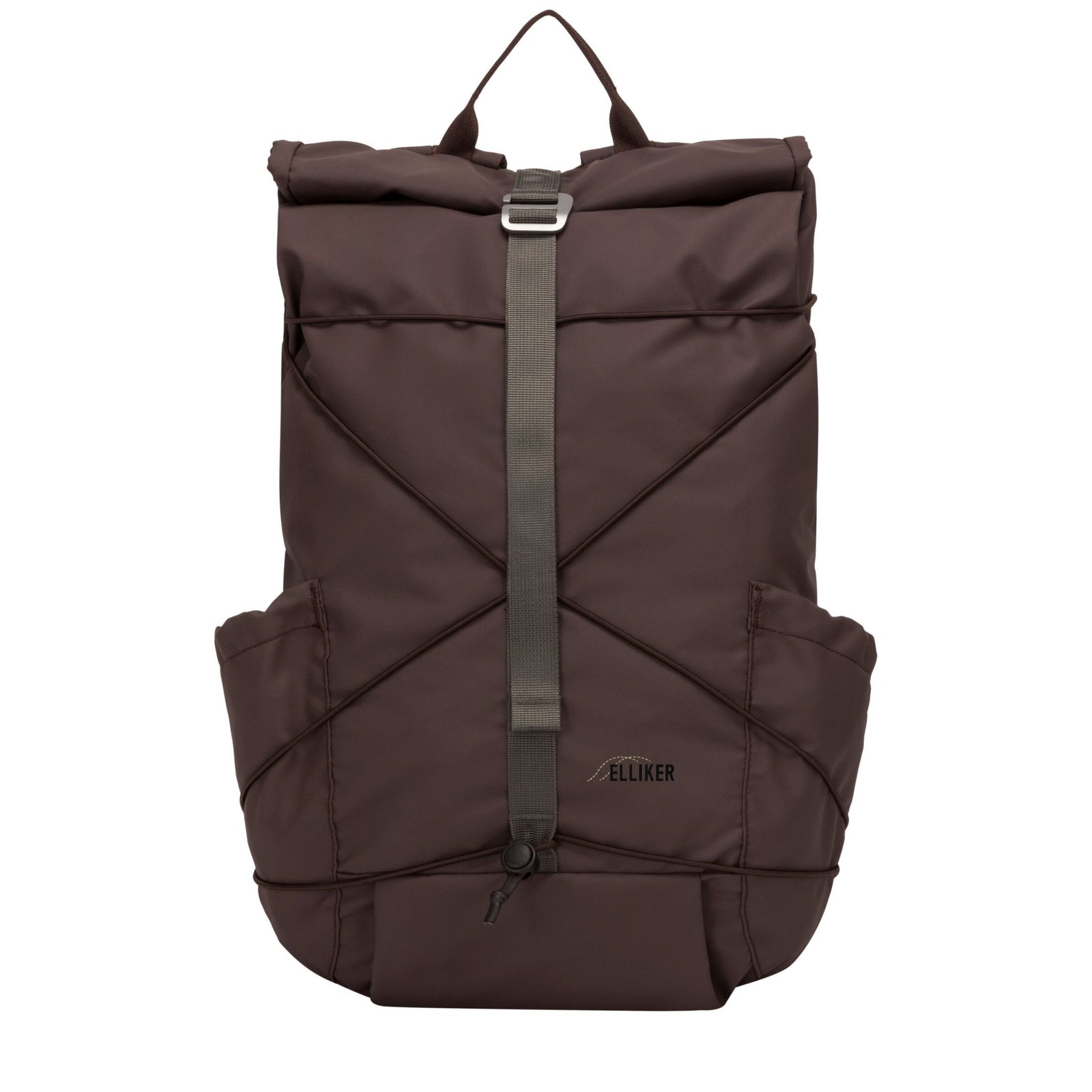 Dayle Roll Top Backpack Elliker 34001-DARKBROWN Backpacks 21L / Dark Brown