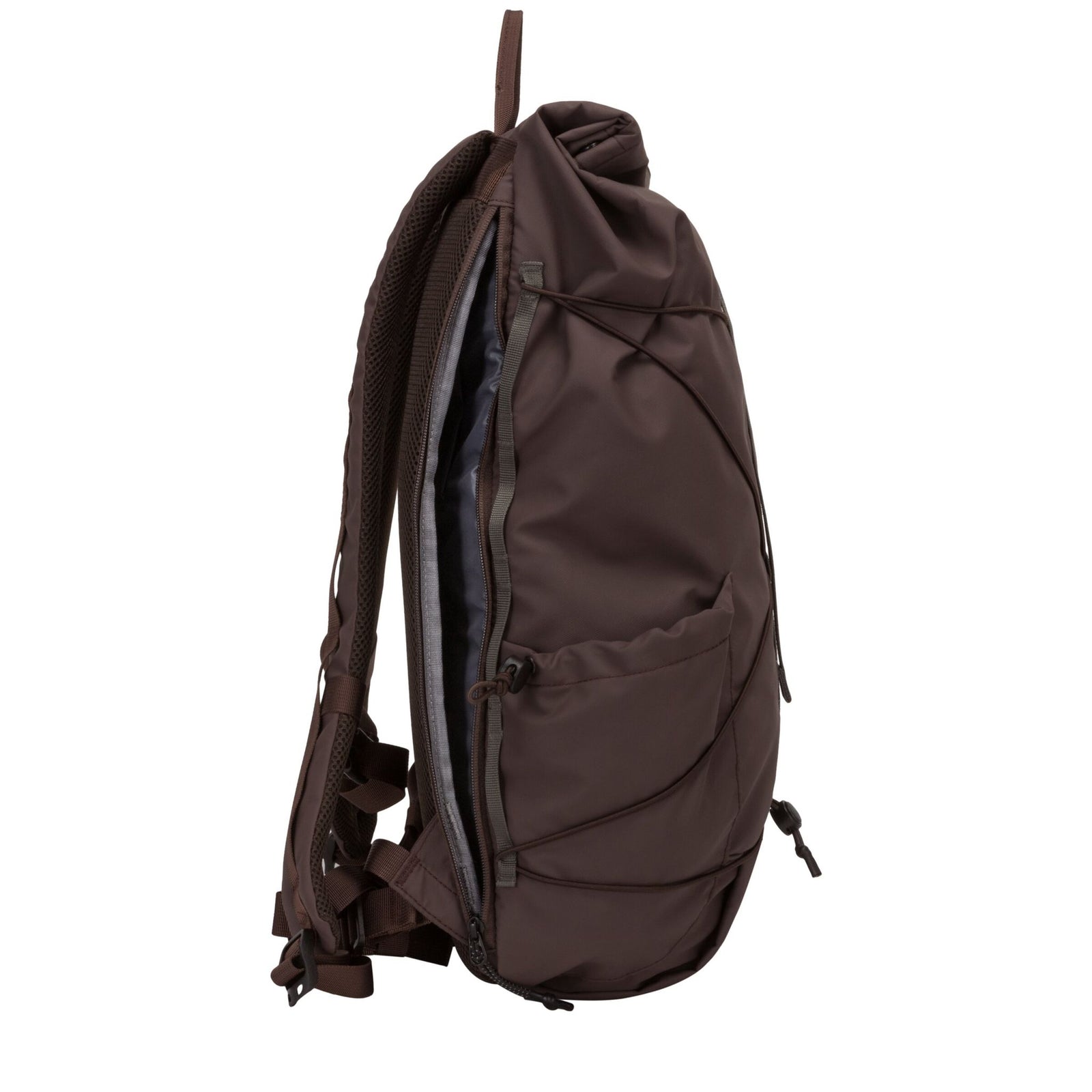 Dayle Roll Top Backpack Elliker 34001-DARKBROWN Backpacks 21L / Dark Brown