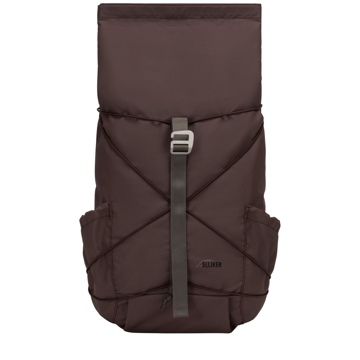 Dayle Roll Top Backpack Elliker 34001-DARKBROWN Backpacks 21L / Dark Brown