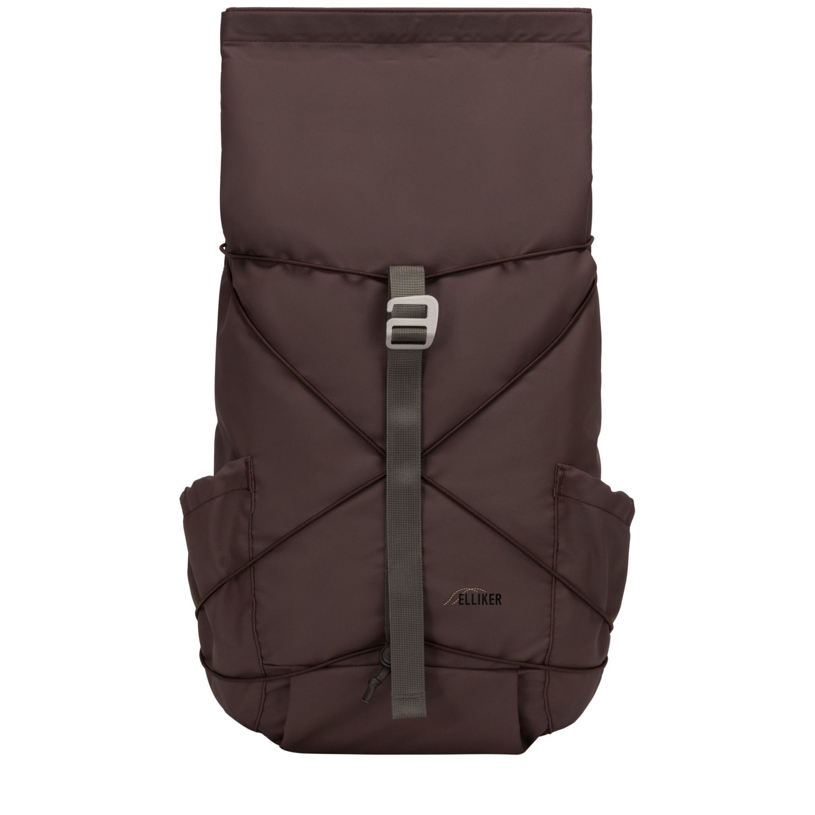 Dayle Roll Top Backpack Elliker 34001-DARKBROWN Backpacks 21L / Dark Brown