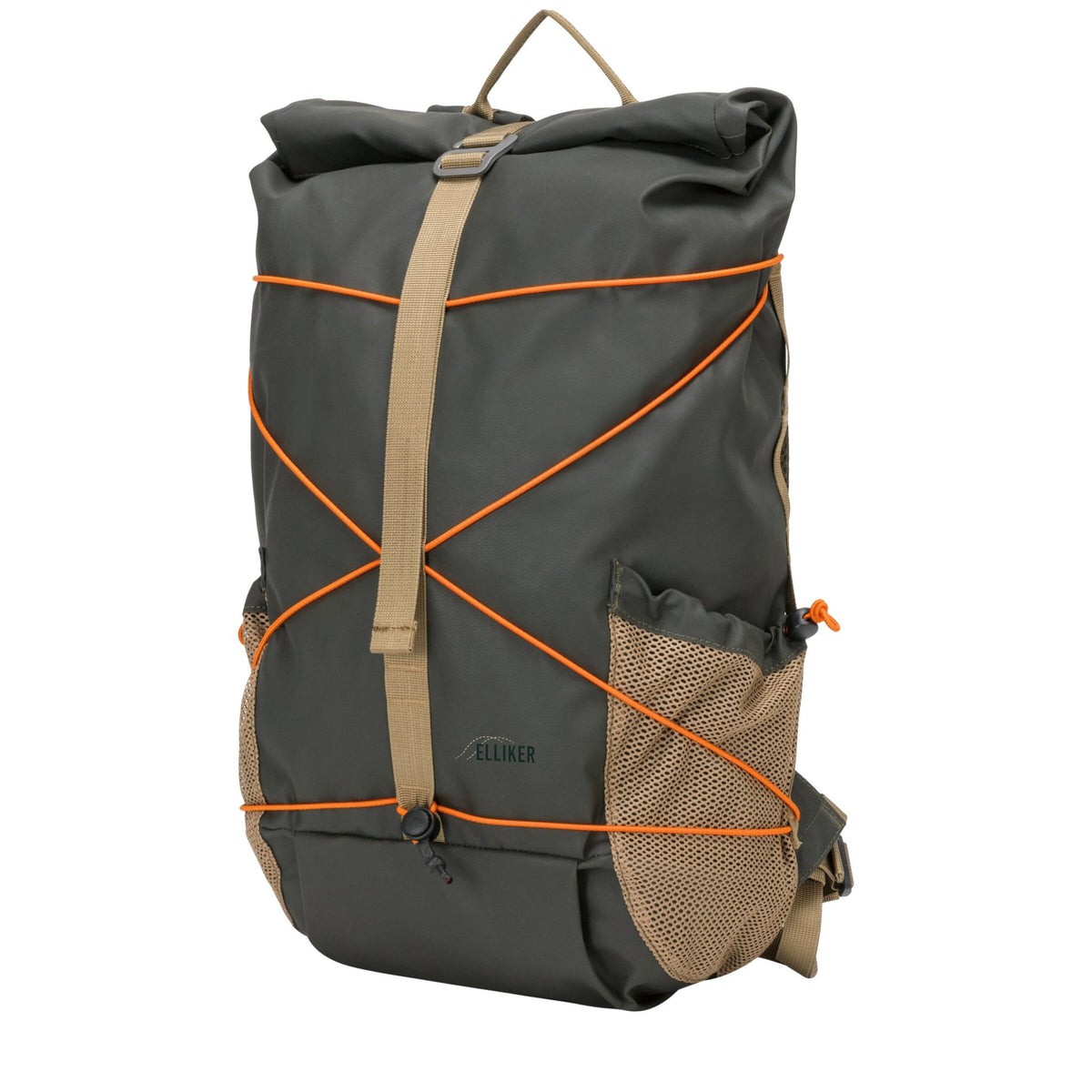 Dayle Roll Top Backpack Elliker 34001-DARKGREEN Backpacks 21L / Dark Green