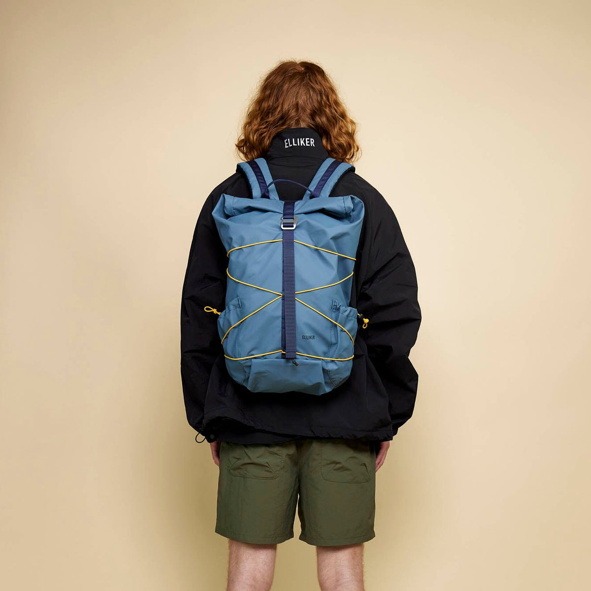 Dayle Roll Top Backpack Elliker 34001-STEELBLUE Backpacks 21L / Steelblue