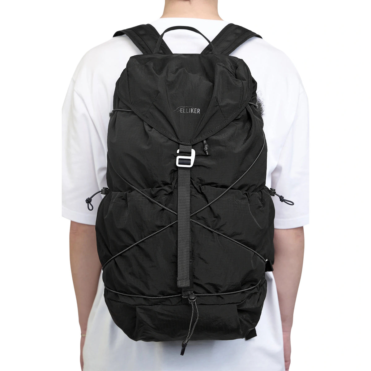 Halton Ripstop Packable Backpack Elliker 34080-BLACK Backpacks One Size / Black