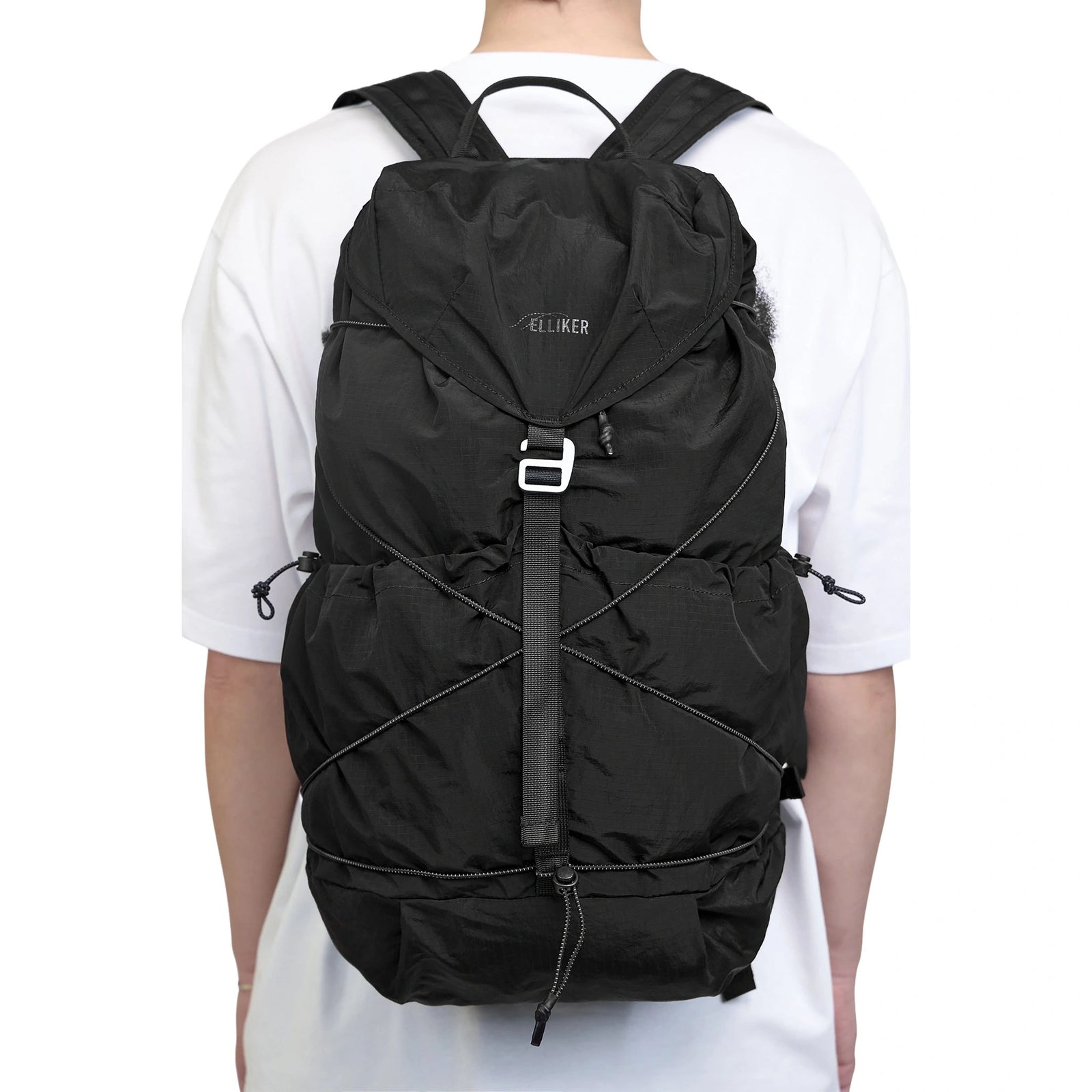 Halton Ripstop Packable Backpack Elliker 34080-BLACK Backpacks One Size / Black
