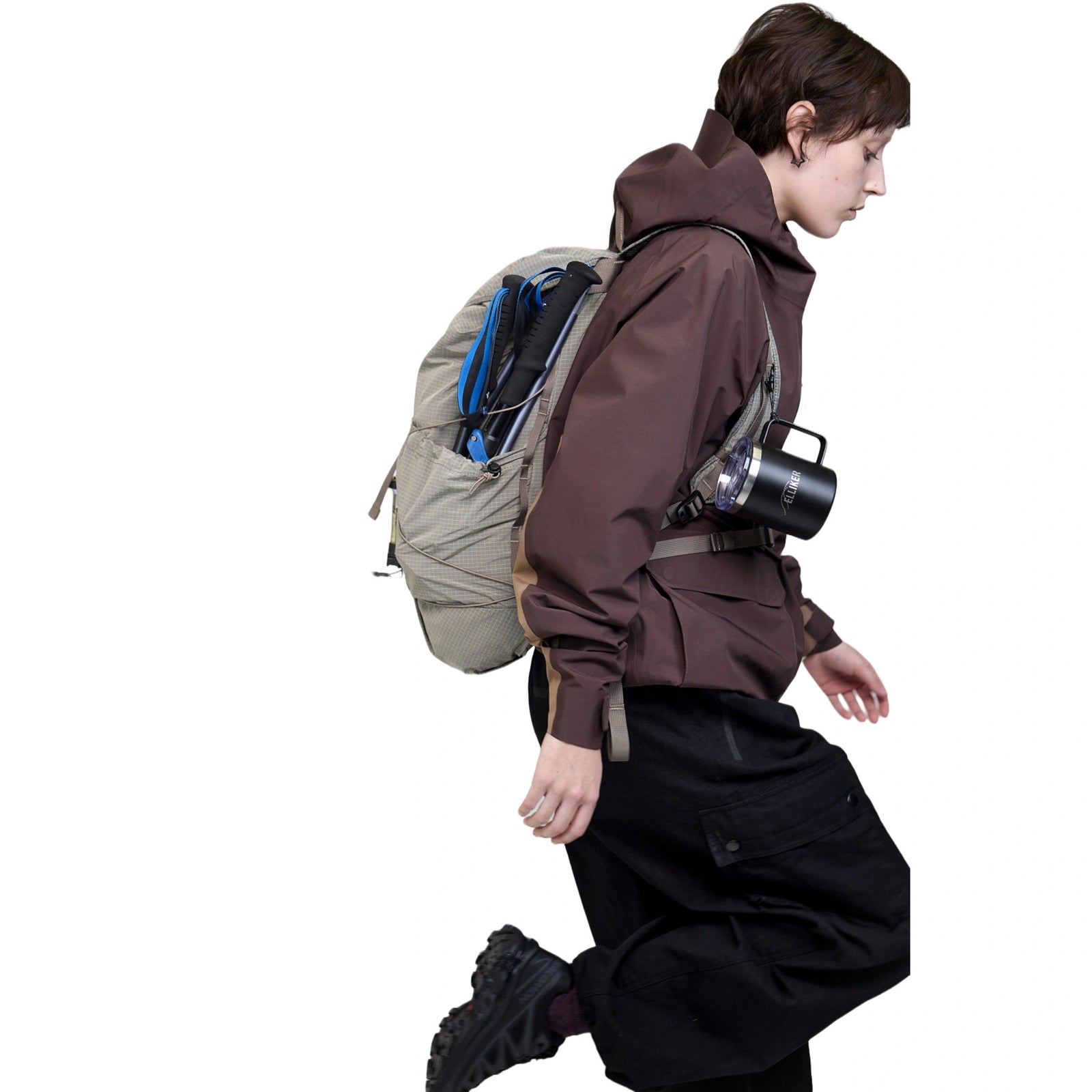 Halton Ripstop Packable Backpack Elliker 34080-STONE Backpacks One Size / Stone